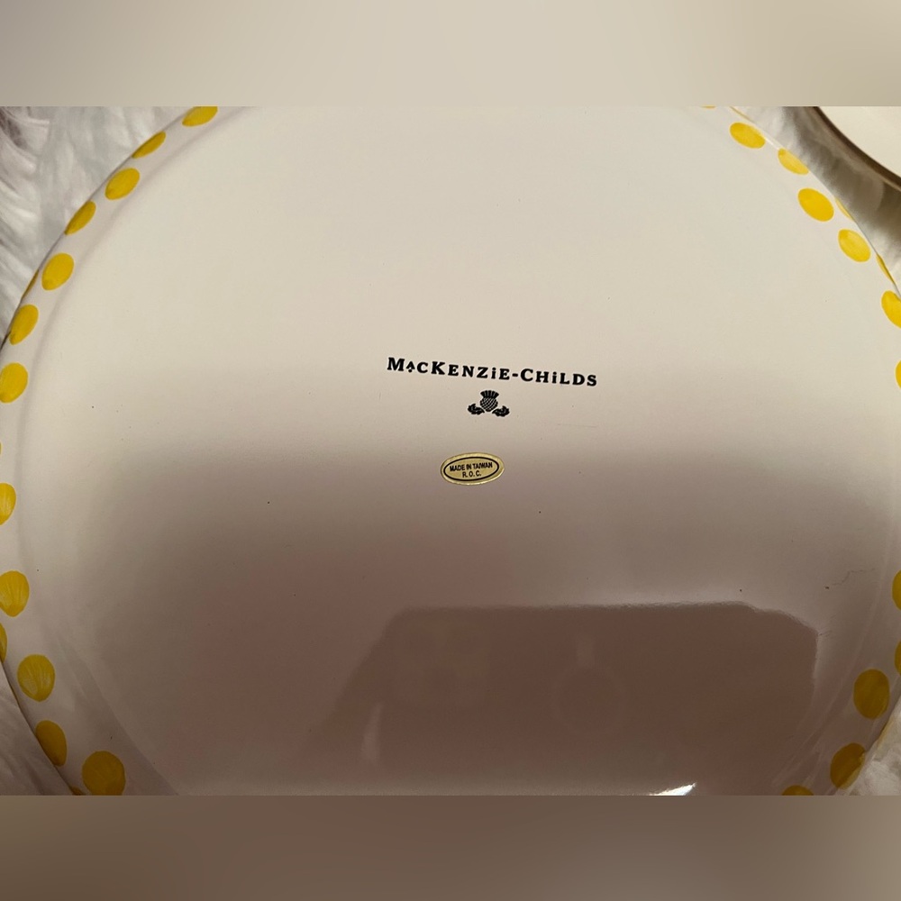 MACKENZIE CHILDS FRYING PAN BUTTERCUP RETIRED - Picture 4 of 4